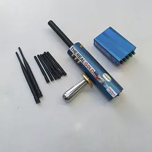 Улучшенный сигнал синий 8 антенна Ручной металлодетектор дистанционная машина детектор сокровища АКС локатор Обнаружение золота, серебра, КС