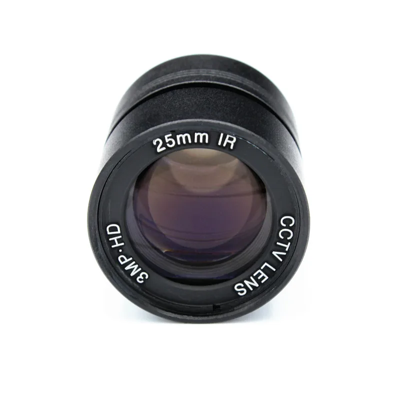 1/3" 3mp 25mm CCTV Lens view 70m 11 degrees F1.4 IR Fixed Iris CS Mount for Security CCD Camera