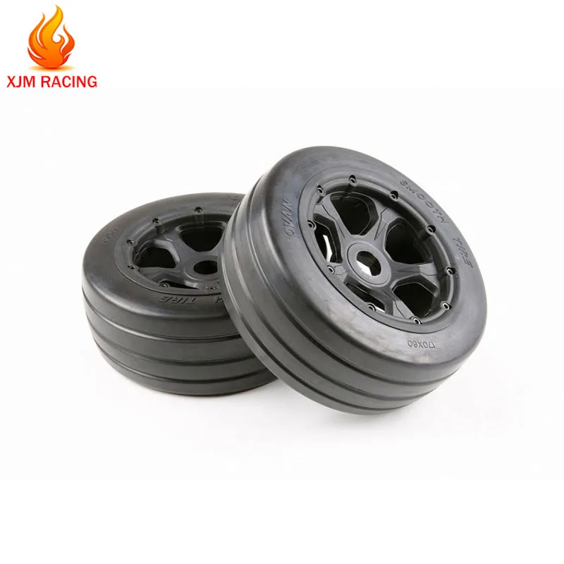 Передние и задние силиконовые шины в сборе для 1/5 HPI Rofun Baha Rovan King Motor Baja 5b Ss