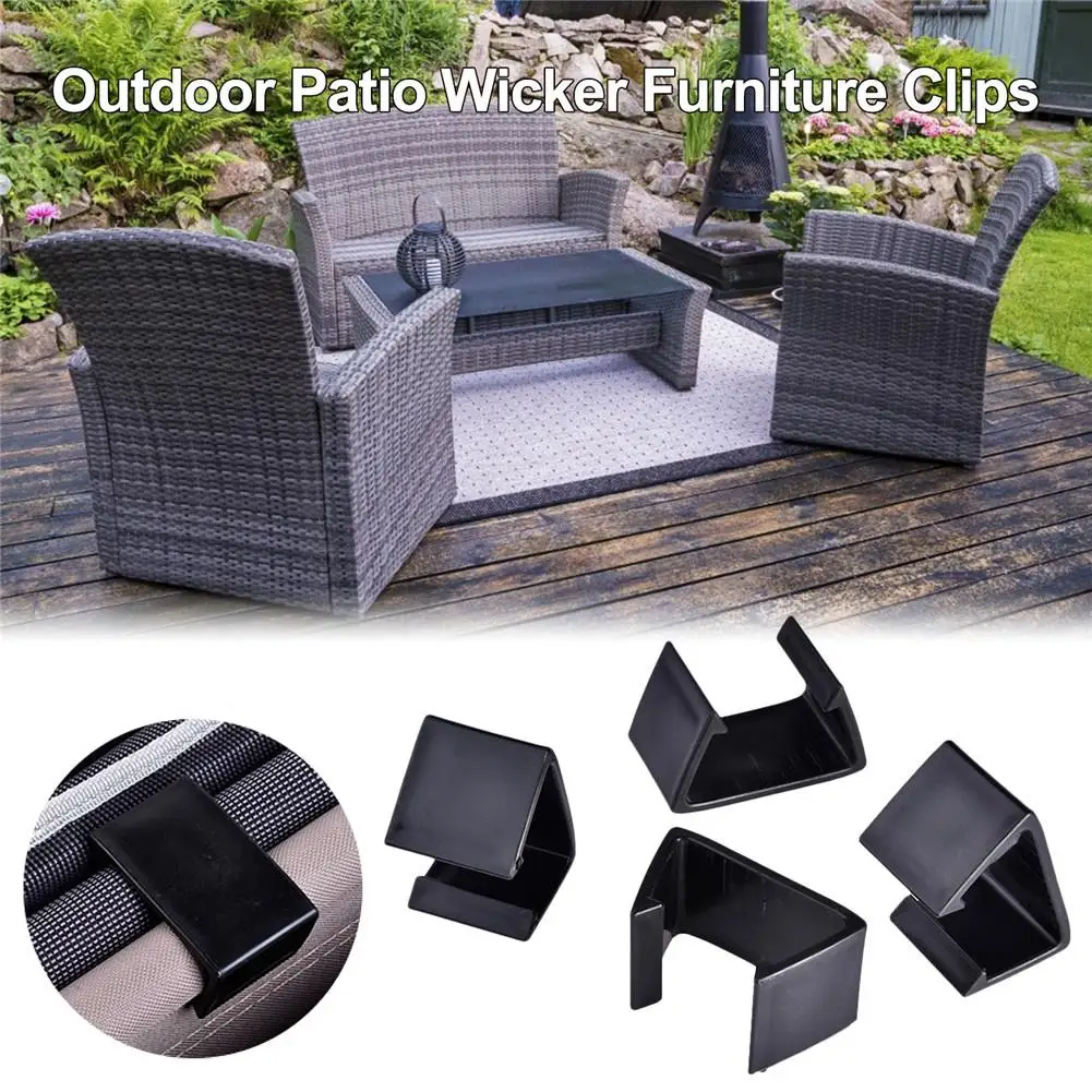 

Pack Of 20 Patio Wicker Outdoor Furniture Sectional Sofa Alignment Chair Fasteners Clips Clamps Connectors 6X3.5CM