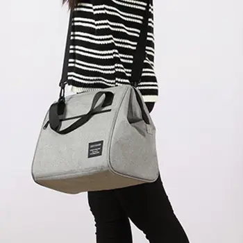 

Portable Insulated Thermal Cooler Shoulder Lunch Bag Tote Travel Picnic Handbag Storage Box