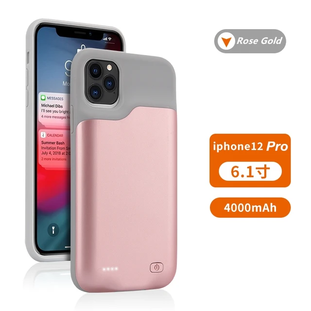 Power Case For Iphone 12 Pro Max Battery Case For Iphone 12 Mini 12 Pro Battery Case Thin Smart Charger Cover Power Bank Battery Charger Cases Aliexpress