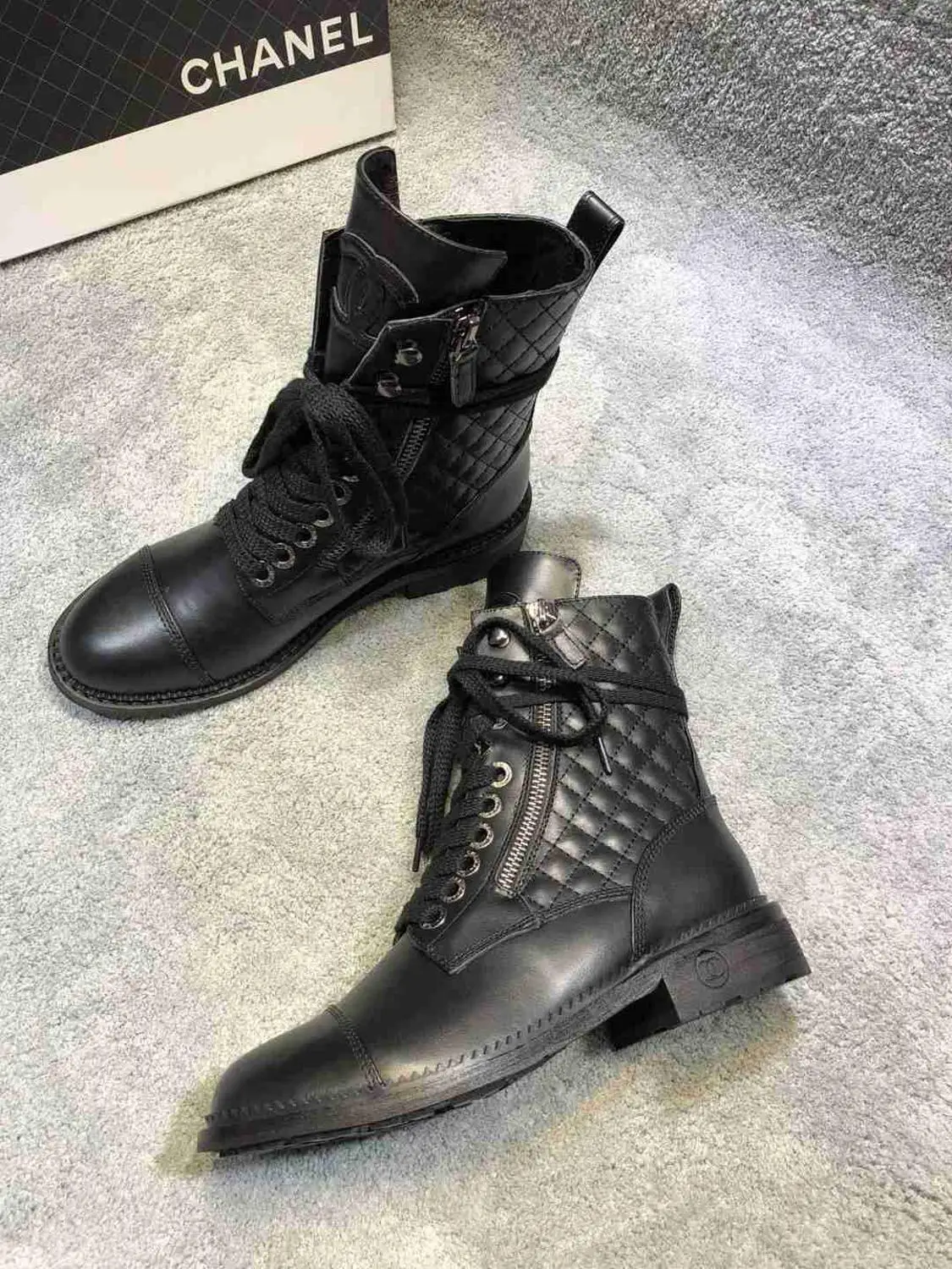 Scarpe donna/женские ботинки на молнии; Botas; женская обувь с перекрестной шнуровкой; Ботильоны на молнии с круглым носком; chaussures femme; модная обувь на низком каблуке - Цвет: AS SHOW