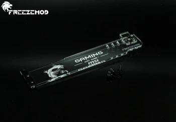 

FREEZEMOD holder for full coverage graphics card block PCI bit support load-bearing RGB light pc water cooler. QJD-V1