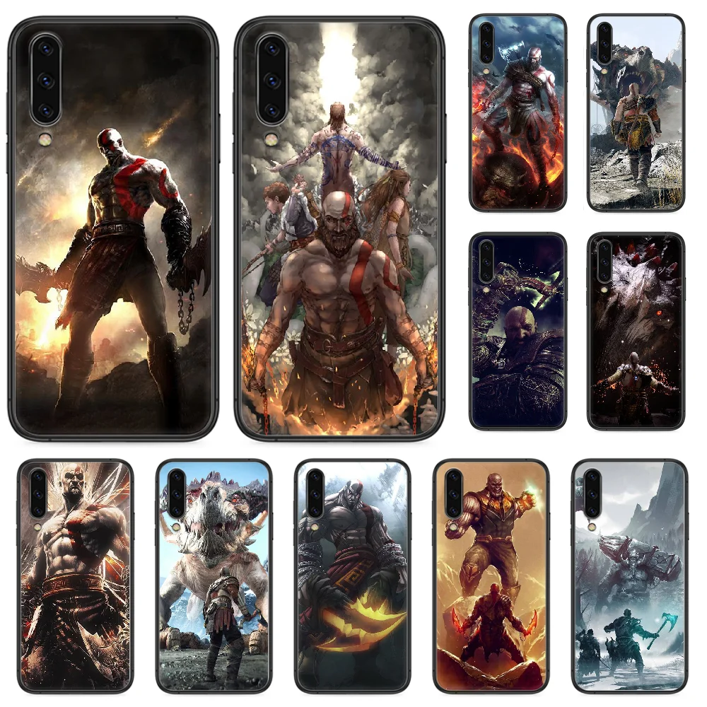 Чехол для телефона God of War games Samsung Galaxy A 5 10 20 3 30 40 50 51 7 70 71 E S 4G 16 17 18 black back luxury hoesjes 3D |