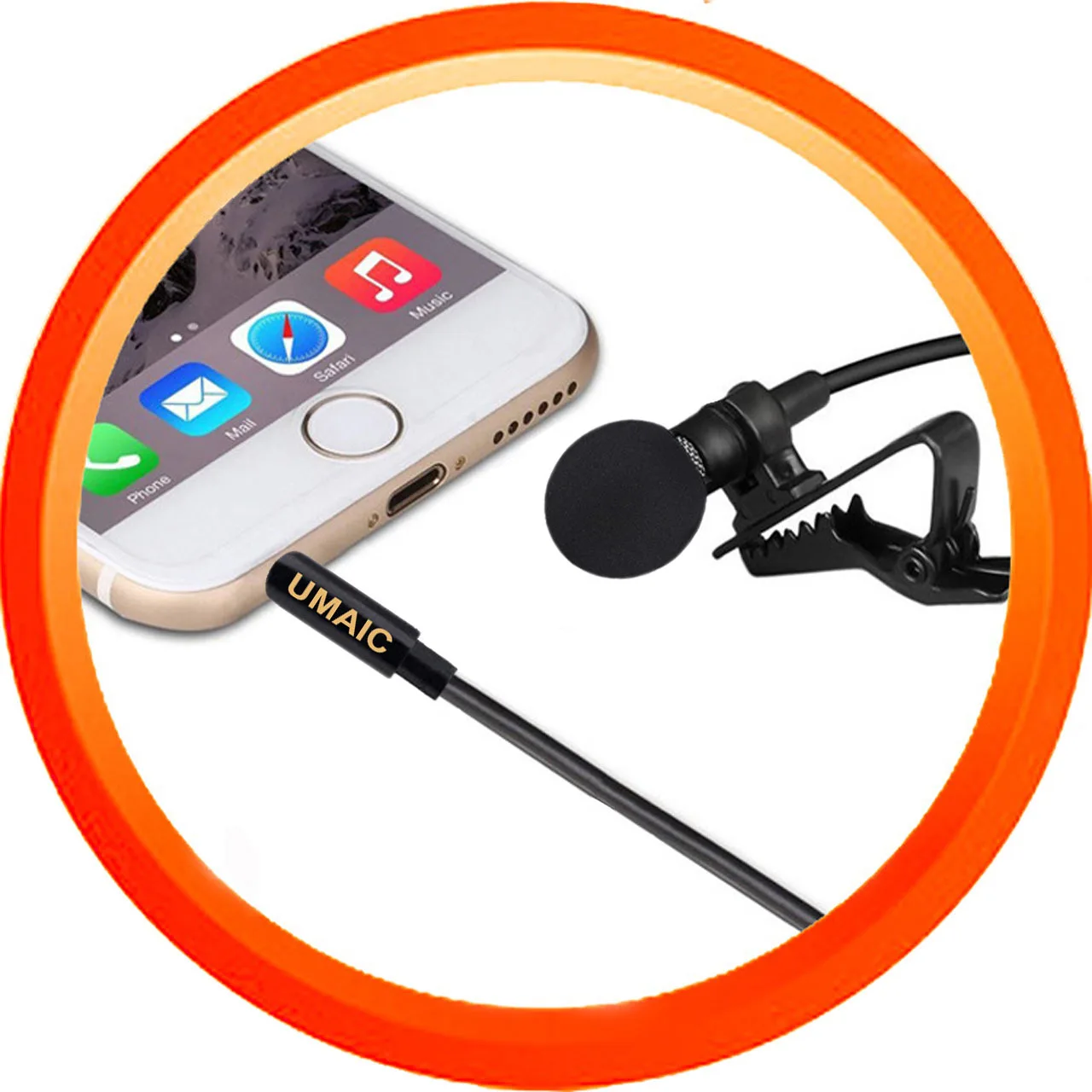 Мини USB микрофон для ПК/телефона/камеры петличный Портативный внешний с