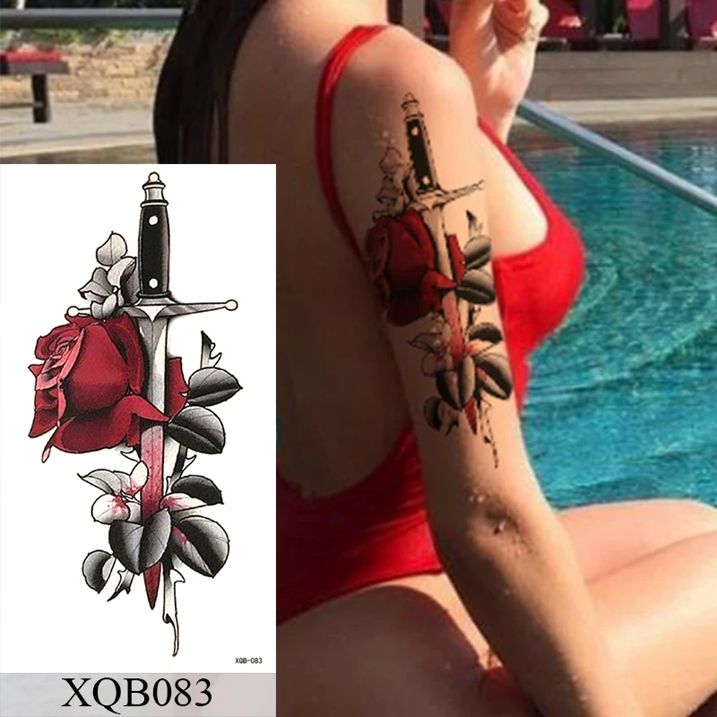 Waterproof Temporary Tattoo - Sticker Tattoo for Girls and Women