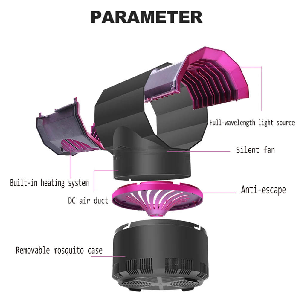 Led Mosquito Killer Lamp UV Night Light USB Insect Killer Bug Zapper Mosquito Trap Lantern Repellent Lamp For Dropshipping 5