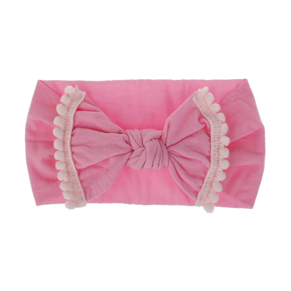 new baby headband Infant hair accessories Baby Toddler Infant Bowknot Headband Stretch Headwear Gift Toddlers headwrap