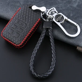 

For Honda HRV CRV XRV Accord Jade Crider Odyssey SPIRIOR Pilot Civic VEZEL CITY Top Layer Leather Litchi Pattern Car key case