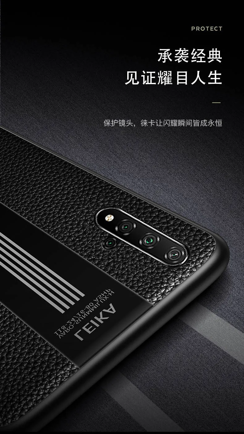 Чехол-накладка на заднюю панель для huawei Honor 20 Pro, чехол из настоящей сумочки-Чехлы для мобильного телефона huawei Honor 20