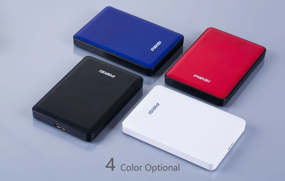 PIRISI HDD 2.5'' External Hard Drive USB3.0 2TB 1TB 500GB 320GB 250GB 160GB 120GB 80GB Storage Portable Hard Disk for PC/Mac