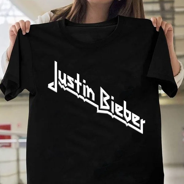 100% хлопковая Футболка Мужская Джастин Бибер женская футболка в стиле Харадзюку с