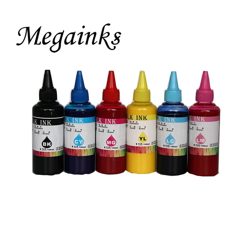 6 цветов * 100 мл IC05 пигментные чернила для Epson PM-3500C PM-3700C PM-720C PM-780C PM-780CS PM-870C принтер |
