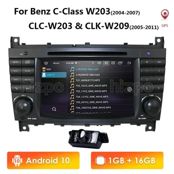 

Quad Core 2DIN Android10 Car DVD GPS Multimedia for Mercedes/Benz C-Class W203 CLC-Class W203 CLK-Class W209 Radio Stereo