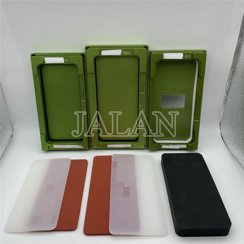 Новинка 2 в 1 Универсальная форма для ламинирования для iPhone 11 XR XS MAX OCA стекло lcd сенсорный экран agliment Плесень Клей расположение резиновый коврик