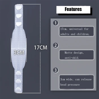 

2Pcs Transparent Non-slip Fixed Buckle Adjustable Elastic Extension Accessories Transparent Non-slip Universal Accessories