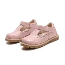 Bekamille/детская обувь для девочек; кожаная обувь; модная однотонная детская обувь для маленьких девочек в стиле ретро; обувь для отдыха с мягкой подошвой для малышей; кроссовки