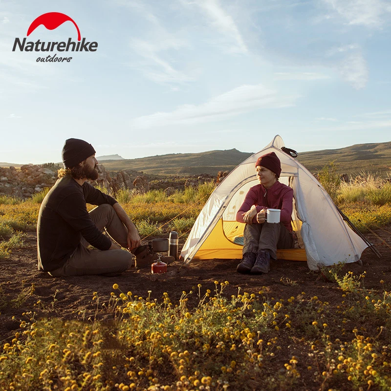 Naturehike Cloud UP 2 Ultralight Tent 10D Nylon Silicone Portable Self Standing Outdoor Camping Tents Free Mat camping tent portable tent