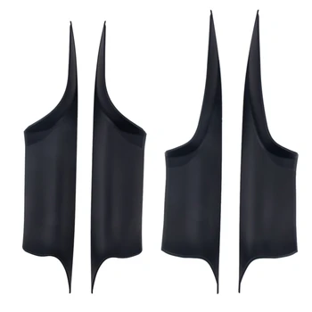 

4Pcs Car Interior Door Handles For-BMW F01 F02 7-Series Front Left Inner Doors Panel Handle Bar Pull Carrier Trim Cover