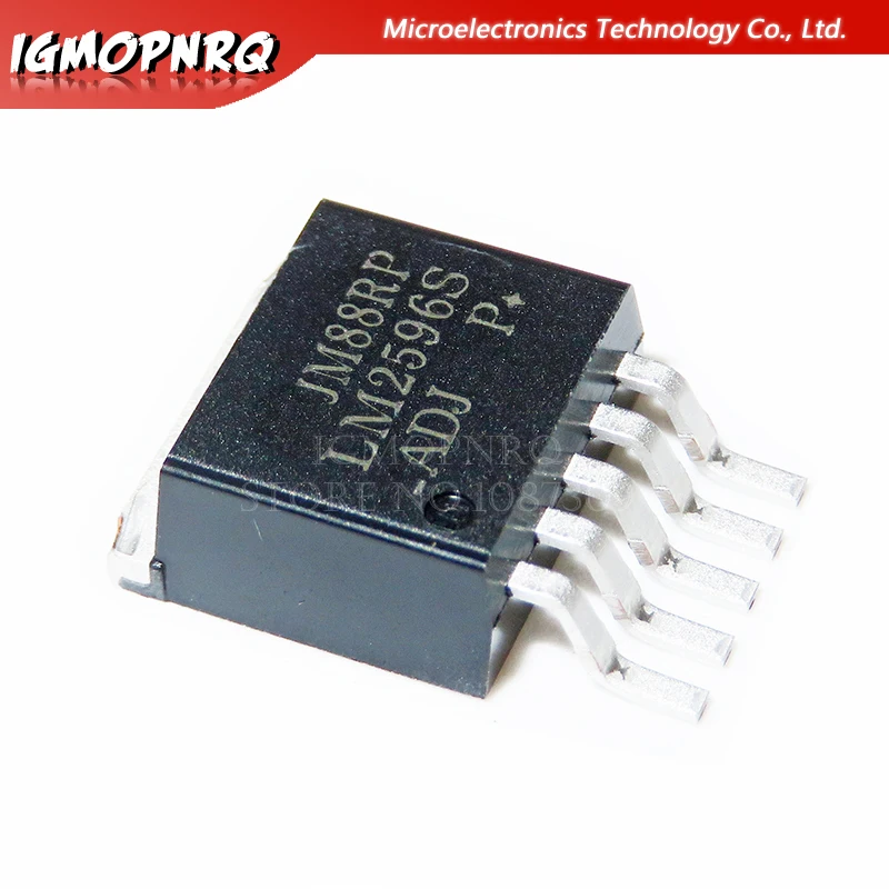 10Pcs Lm2596S-Adj To263 Lm2596-Adj To-263 Nuovo E Originale Ic