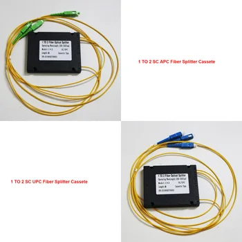 

10 Pieces 1 To 2 SC UPC/ APC PLC Fiber Splitter Cassete SM Single Mode