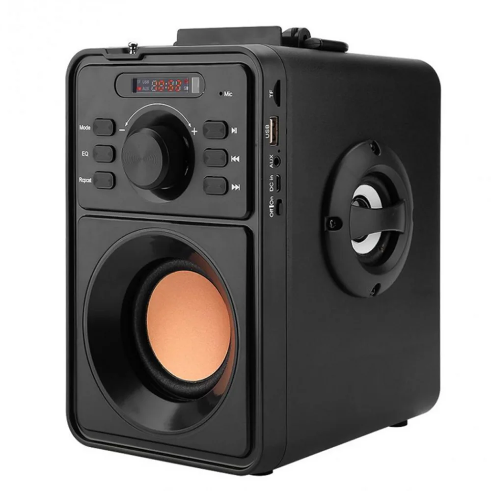 Handheld Wireless Stereo Bluetooth V4.2+ EDR Speaker Portable Subwoofer MP09 Handheld Bluetooth Speaker