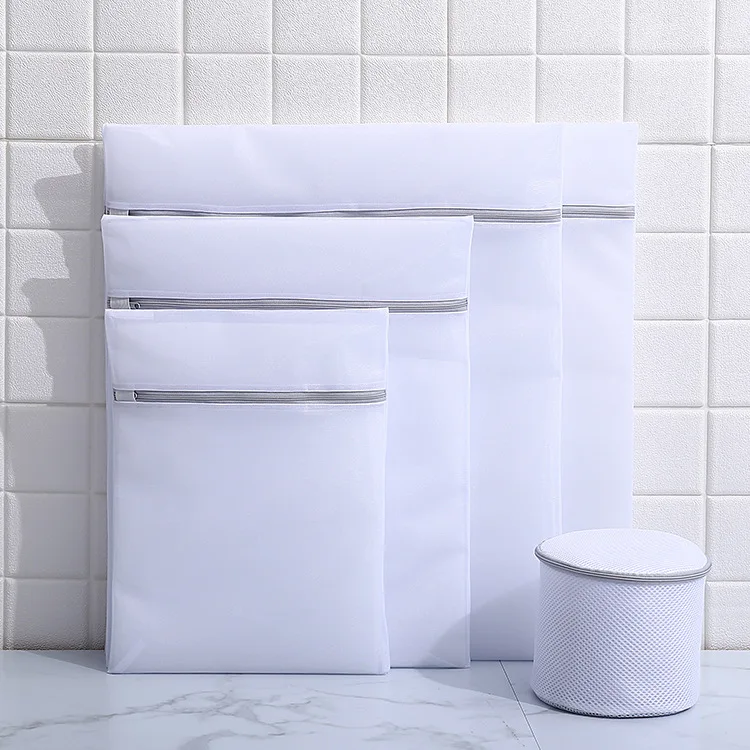 

SOURCE Manufacturers Direct Supply 70 Grams Dacron Mesh Laundry Bag Fine Mesh-Thick Net Pocket Bra Five-Piece Protective Laundry