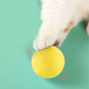 Smart Cat Toys Interactive Ball Catnip Cat Training Toy Pet Playing Ball Pet Squeaky Supplies Products Toy for Cats Kitten Kitty