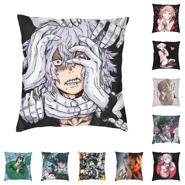 Fronha de travesseiro de anime my hero academia, capa de almofada dos  personagens de boku no hero academia, presente para homens - AliExpress