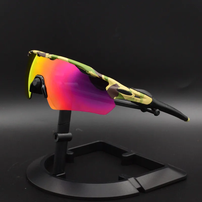 5 линз, спортивные, UV400, поляризационные, велосипедные очки, велосипедные очки, Mtb, горная дорога, велосипедные солнцезащитные очки, очки для бега, верховой езды, рыбалки - Цвет: Color 25