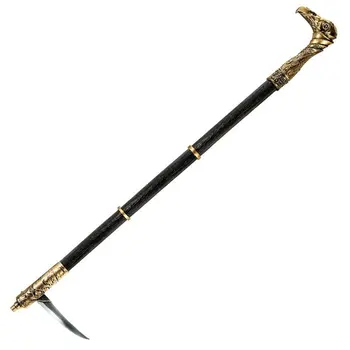 

Eagle Head Assassins Syndicate Canes Sword with Hidden PVC-Blade Games Prop Cosplay Walking Sticks Toy Costume