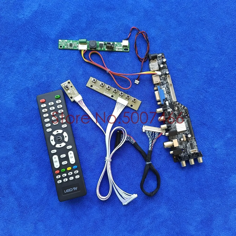Для LTM215HL01 LTM215HT03/04/05/06 DVB цифровой LVDS 30-контактный Универсальный VGA USB AV ТВ 1920*1080