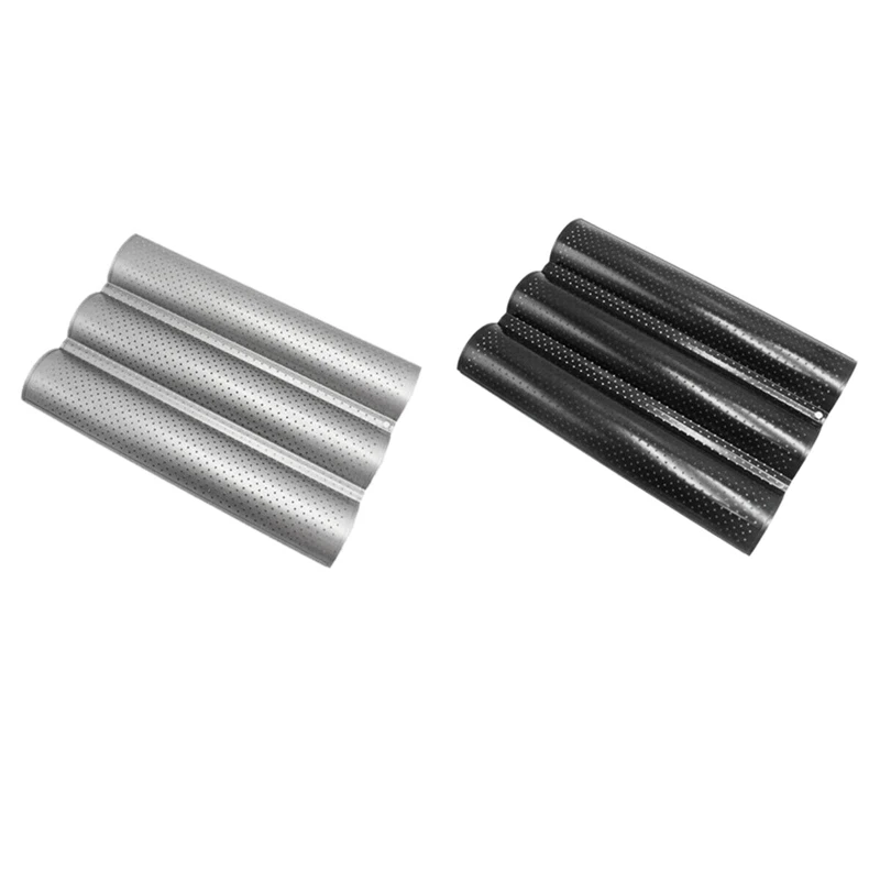 

2Pcs French Bread Baking Tray Baguette Baking Mould Non Stick Cake Mold Tools