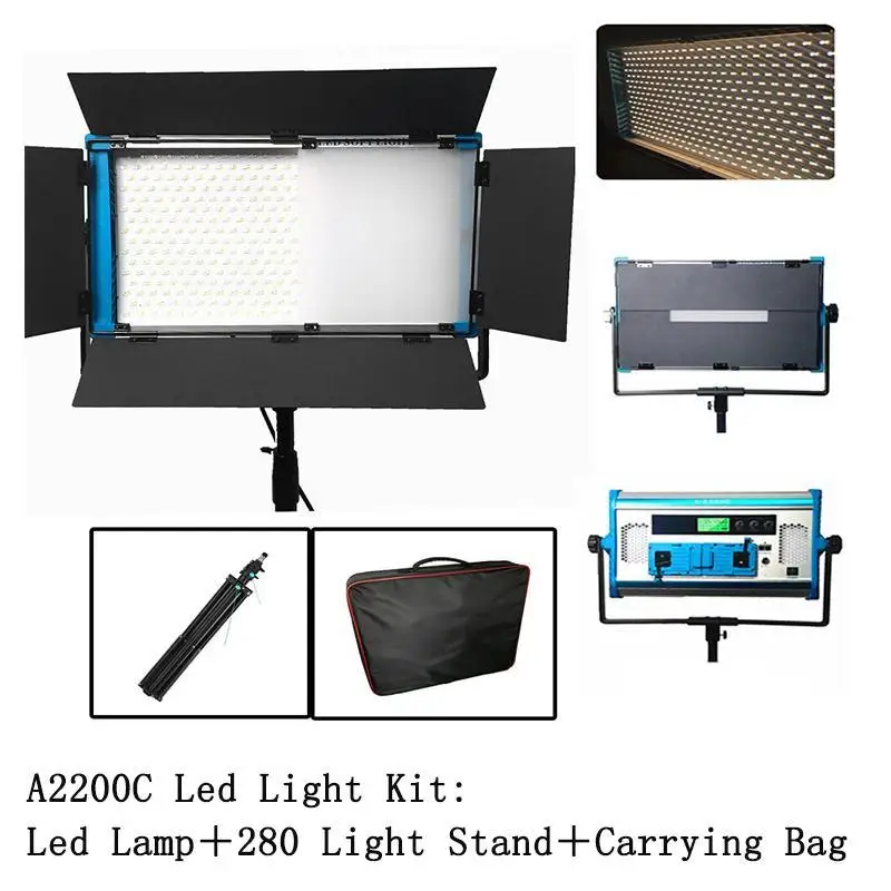 

APP & Remote Control RGB Soft LED Lamp Photography Continuous Light Set Photo Studio Video Film Light + tripod + handbag