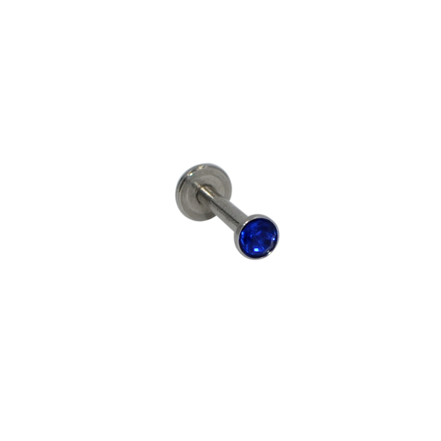 16g 1.5-3mm AAA Zircon Labret Lip Bar Stud Piercing 16 Gauge Stainless Steel Cartilage Ear Tragus Stud Piercing Earring