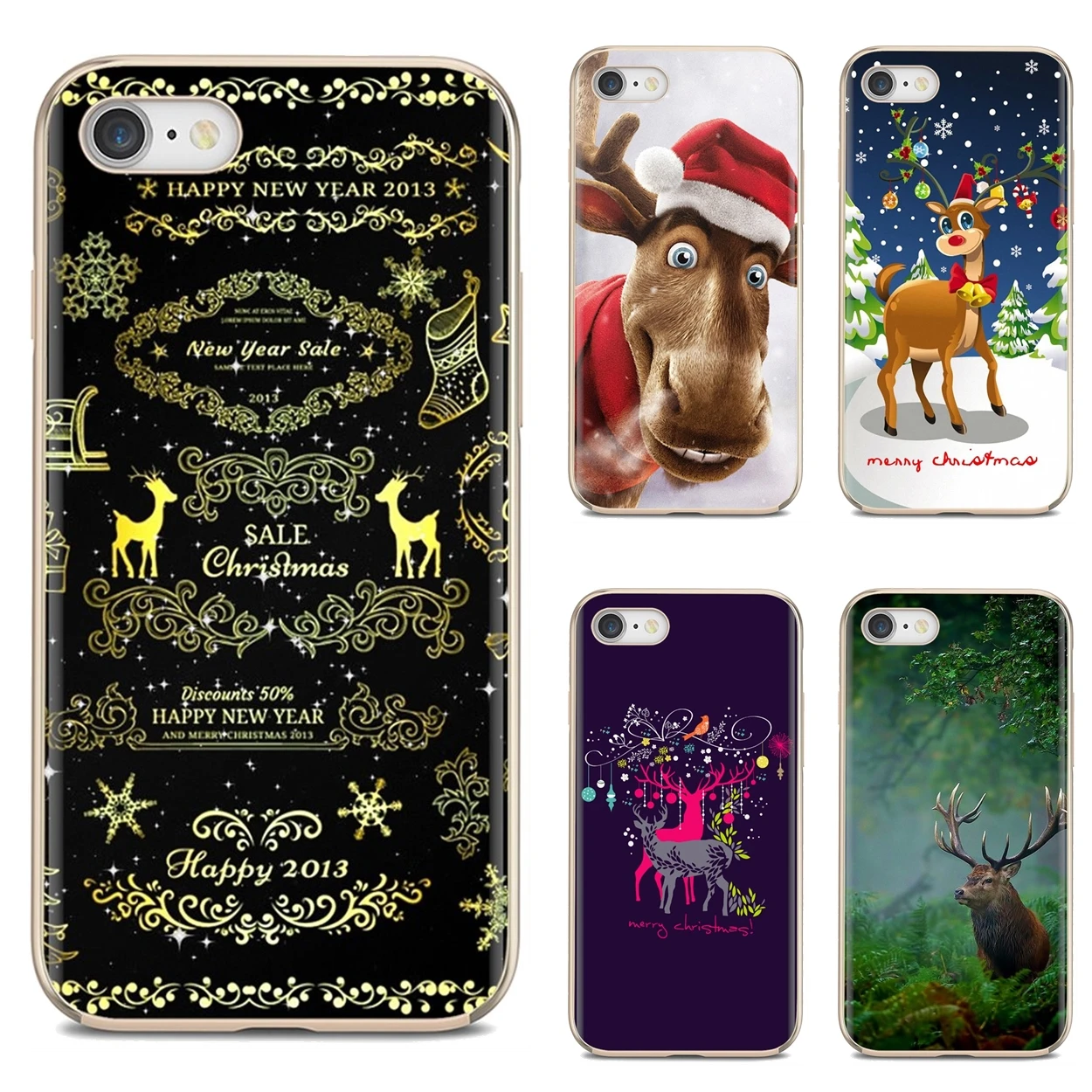 Мягкий чехол для iPhone iPod Touch 11 12 Pro 4 4S 5 5S SE 5C 6 6S 7 8 X XR XS Plus Max 2020 Счастливого Рождества