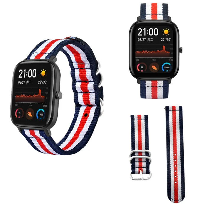 Сменный Браслет для часов часы с ремешком из полотна для Huami Amazfit GTS Smart Watch OUJ99