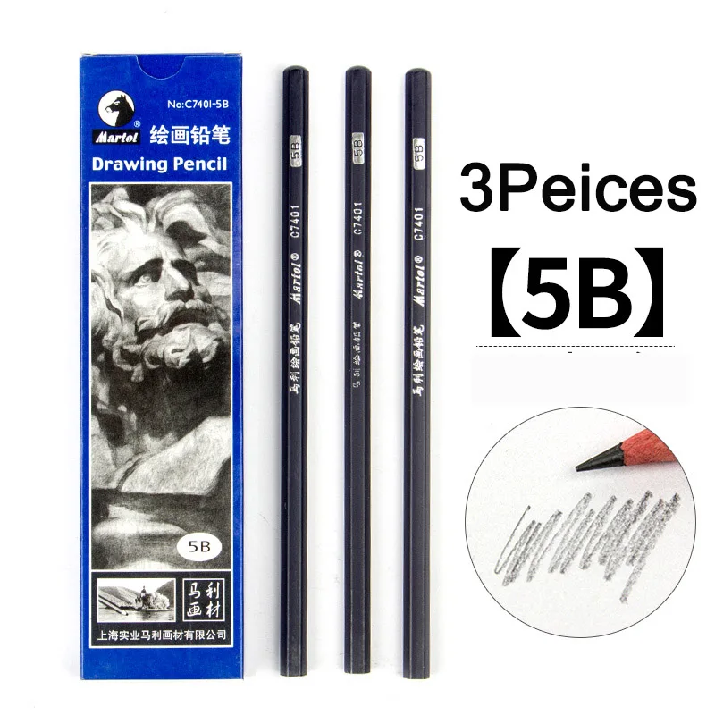 Мари черный эскиз карандаш для рисования картин HB 2H B 2B 3B 4B 5B 6B 7B 8B 10B 12B 14B Стандартный карандаш канцелярские товары для рукоделия