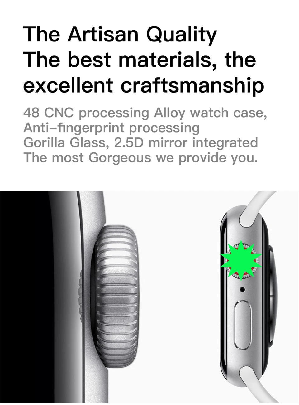 US $115.98 Iwo 13 Series 6 PRO Smart Watch Women Men Wireless Charger 175 Inch Infinite Screen Bluetooth Call W56 Smartwatch For Android