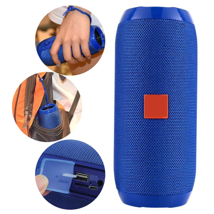 

TG New Bluetooth Bass Speaker Portable Outdoor Sport Loudspeaker Wireless Mini Column Music Player Support TF Card Hi-Fi Boxes