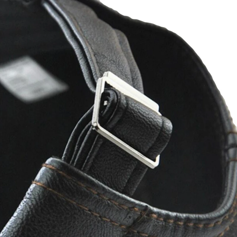 Для Мужчин's Винтаж Регулируемый искусственная кожа Бейсбол Кепки Регулируемый Повседневное Стиль Snapback круглый цилиндр Спортивная Спорт на открытом воздухе