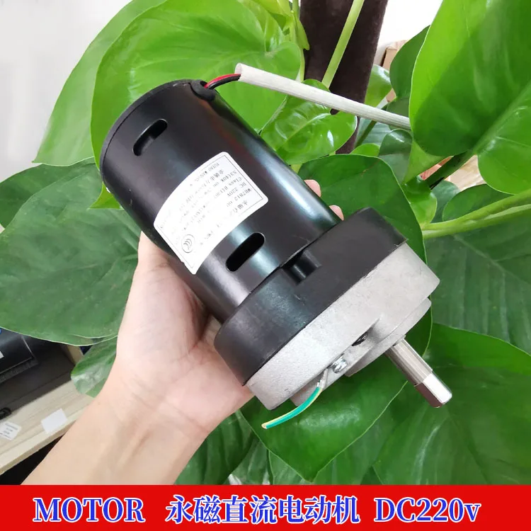 DC220v постоянный магнит двигатель постоянного тока 200 Вт с высоким крутящим моментом двигатель щетки вращения двигателя 2700
