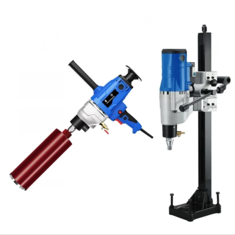 4680W Engineering water drill high-power dual-purpose belt safety clutch hand-held perforated wall opener water pipe m14thread high quality diamond sink hole opener basin drilling sewer pipe marble ceramic punching diamond double layer drill bit