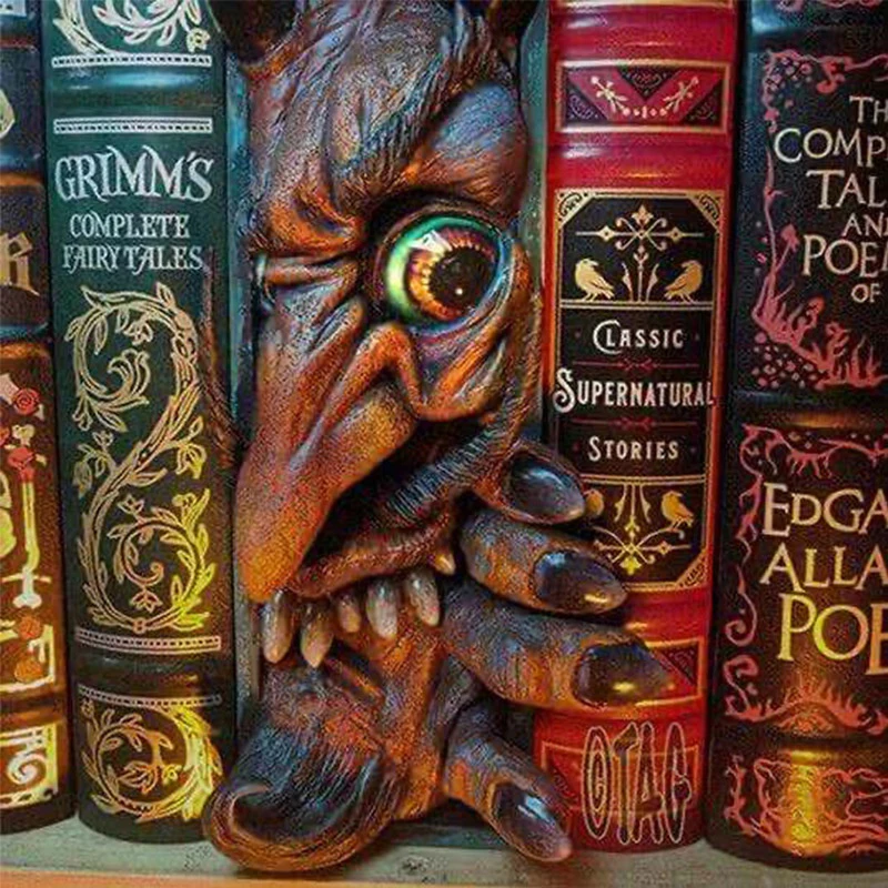 10 видов стилей 3D монстр книжные Чехлы скульптура орнамент креативная полимерная