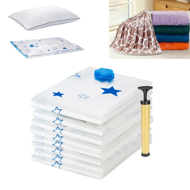 Мешки для вакуумного хранения Домашний Органайзер с клапаном портативные