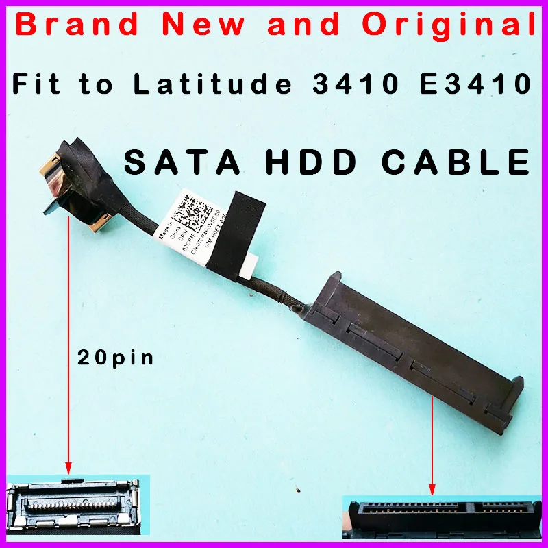 New original SATA HDD Hard Drive Connector Cable For Dell Latitude