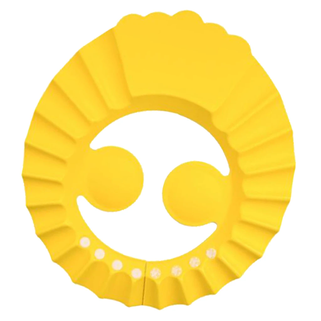 Adjustable Lightweight Baby Bath Cap EVA Plastic Waterproof Shower Caps Hat Children Toddler Shampoo Bathroom Accessories