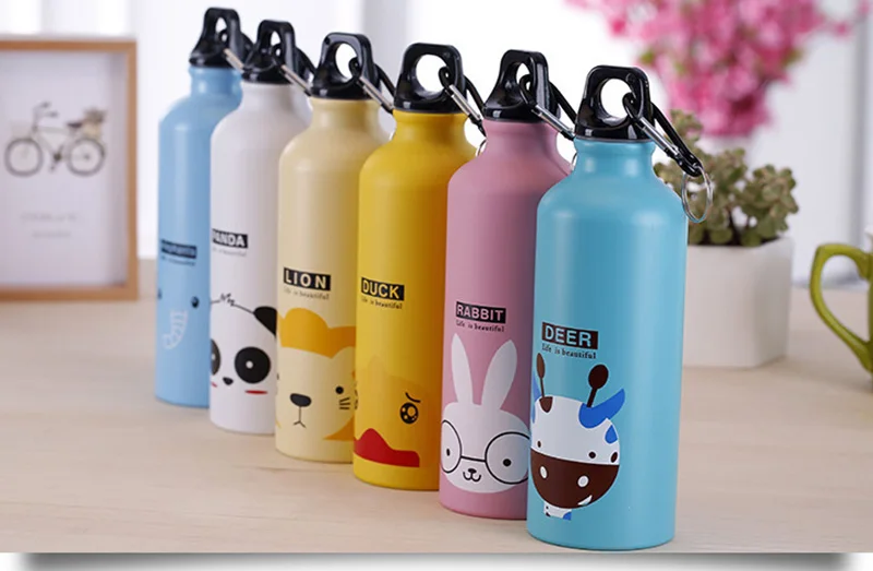 Outdoor Trendy Creative Cute Stylish Water Bottle Animal Design Water Bottle  For Kids Cycling Innovative 500ml School Premium - AliExpress