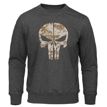 

Men Hoodies Hip Hop Streetwear Skull Print Sweatshirts Mens Casual Male Tracksuit 2019 Winter Autumn Fleece Warm Pullover Hoody